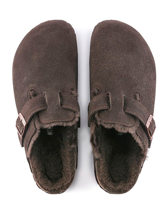 Boston Shearling Suede Leather - Mocca